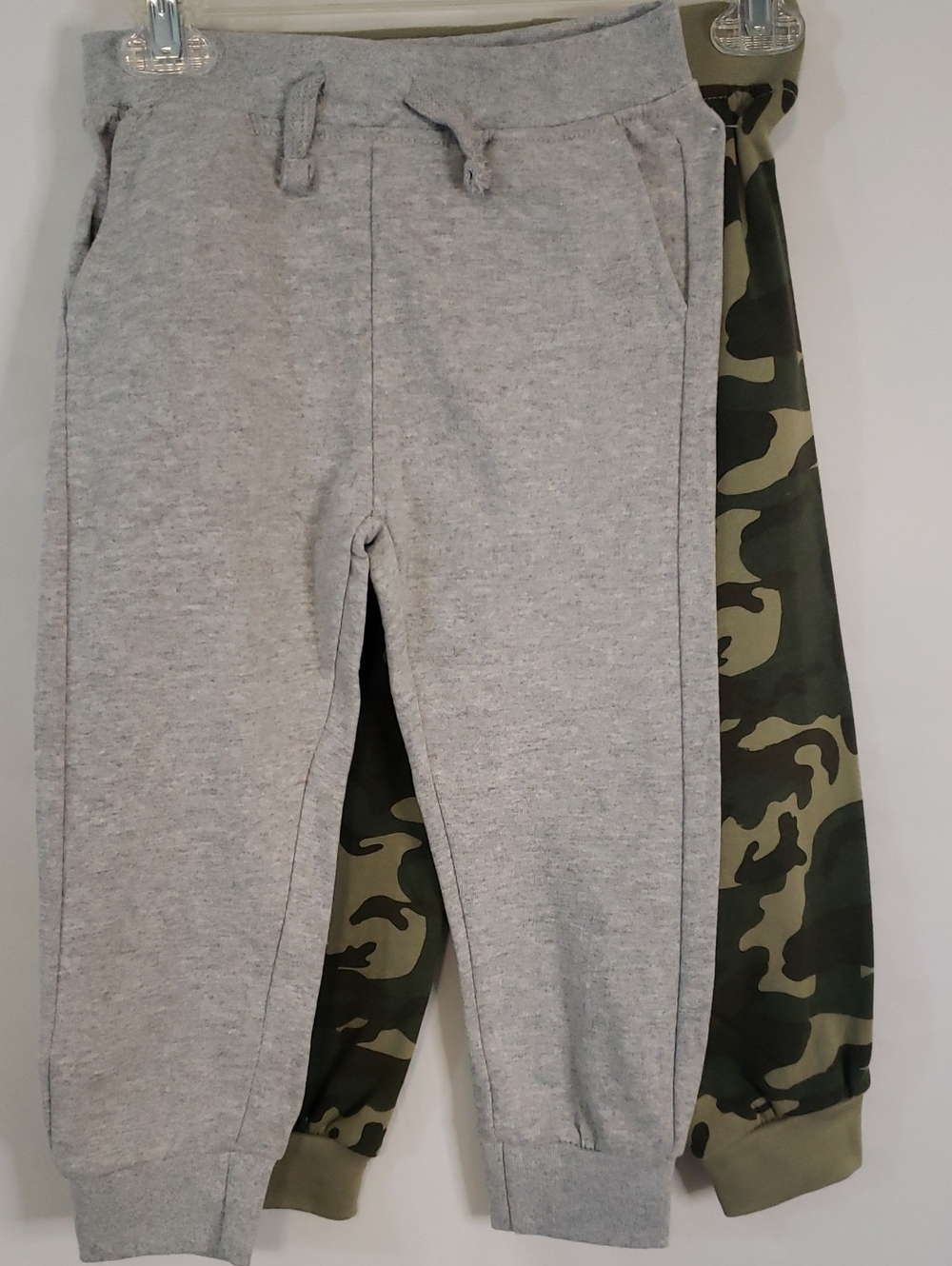 Truth Substance Kids Tonal Camo/Heather Gray 2-piece Jogger Pants, 4T